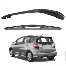 Braço Limpador Parabrisa Tras + Palheta Honda Fit 2010 2011