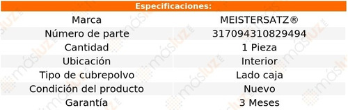 1- Cubre Polvo Lado Caja Int A6 V8 4.2l 00/04 Meistersatz Foto 2