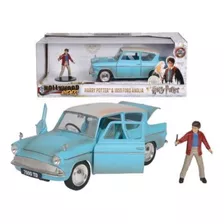 Miniatura 1:24 1959 Ford Anglia Harry Potter Com Boneco