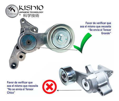 Tensor Y Banda Alternador C/aire Acc Toyota Tacoma 2.7 05-14 Foto 3