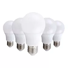 Kit 5 Piezas Foco Led Para Casa 9w Ahorradores Bombilla E27