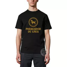 Camiseta Masc Passeador De Cães Dog Walker Modelo3 Uniforme 