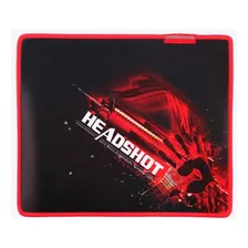 Mousepad Rojo Y Negro Headshot