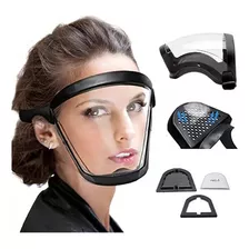 Protetor Facial Com Óculos Máscara Hd Transparente Com Filtr