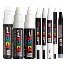 Marcadores Posca All White Con 8 Piezas