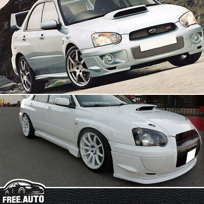 Fit 04-05 Subaru Impreza Wrx 2pcs Pu Front Side Bumper L Zzi Foto 2