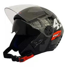 Capacete Fw3 X Open 43 Com Ocúlos Interno