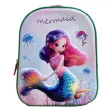 Mochila 3d Escolar Minina Infantil Costas 12 Polegadas