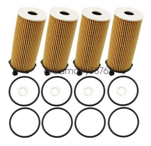 4 X Engine Oil Filte 26320-3n000 Fit For Kia Carnival 20 Dcy Foto 4