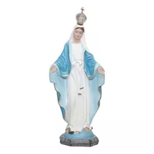 Nossa Senhora Das Graças 40cm Com Coroa De Metal