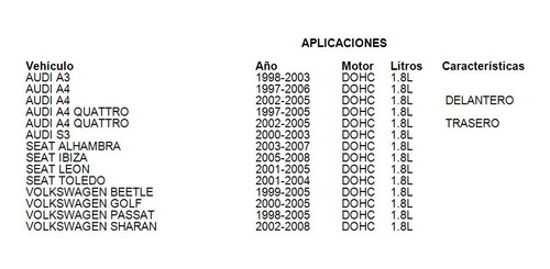 Junta Multiple Escape Volkswagen Beetle 1999-2005 1.8l Ajusa Foto 2