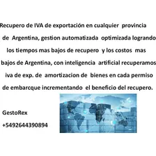 Reintegro Iva Exportacion Recupero Argentina