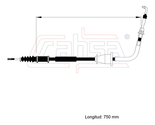 Cable Selector Velocidades Para Dodge Dynasty 1991 2.5l  Foto 2