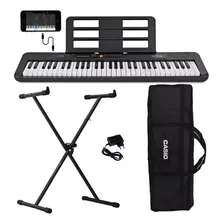 Kit Teclado Musical Casio Ct-s200 + Suporte + Capa