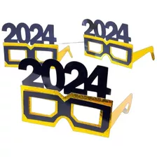 Gafas Año Nuevo 2024 Happy New Year Cartòn X 12 Unidades