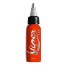 Tinta Viper Ink Laranja Floral 30ml Tattoo