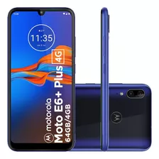 Moto E6+ Plus 64gb 6.1'' 3000mah Câm.13mp Azul - Excelente