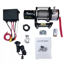 Winche Eléctrico 6.000 Lbs 12v Control Remoto - Barletta