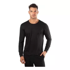 Playera Manga Larga Slim Lycra Cómoda Alta Calidad Termica