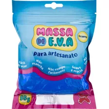 Massa De Eva Para Modelar Make+ Pacote 50g Azul Escuro