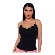 Blusa Feminina Nuvem Alça Blusinha Moda Blogueira Lançamento