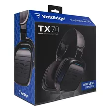 Audifonos Gaming Voltedge Tx70 Color Negro Color Luz Azul