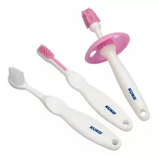 Kit Higiene Dental Bebê Kuka Primeiros Dentinhos +3meses