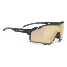 Oculos Rudy Project Cutline Preto Lente Espelhada Dourada Cor Da Lente Dourado