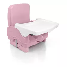 Cadeirinha De Refeição Portatil Dobravel Alimentação Bebe Cor Rosa