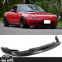 Fit 19-20 Mazda 3 Matte Black Front Bumper Lip Spoiler S Ttx