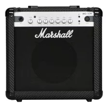 Amplificador Marshall Mg Carbon Fibre Mg15cfr Transistor Para Guitarra De 15w Color Negro 220v