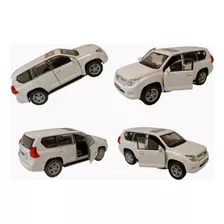 Toyota Prado Blanca/escala 1:46/ 11cms Largo/ Metalica