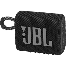 Parlante Jbl Go 3 Portátil Con Bluetooth Waterproof Negro 