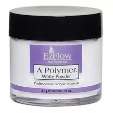 Polimero Polvo Acrílico Profesional Para Uñas Ezflow 21g Color White