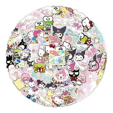 Pegatinas Hello Kitty Y Sus Amigos Stickers 50 Unidades 