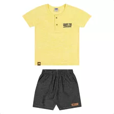 Conjunto Infantil Menino Camiseta E Bermuda Marlan 62675