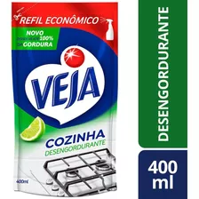 Veja Refil Limpador Desengordurante Limão Gold 400ml