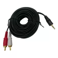 Cable Audio Plug 3.5mm Auxiliar Macho A 2 Rca Macho 5 Metros