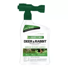 Líquido Repelente De Animales Para Ciervos Y Conejos, 32 Oz