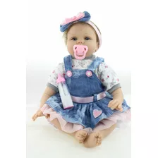 Bebé Reborn Muñeca Silicon Suave 55cm Osito Realista+despach