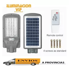 Lampara Reflector Solar Led 120w Para Poste Alumbrado Public