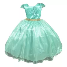 Vestido Infantil Princesa Tiana E O Sapo