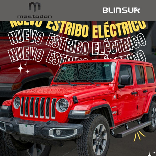 Estribos Electricos Mastodon Jeep Jl 4 Puertas 2018 - 2024 Foto 3