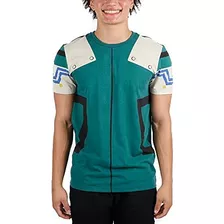 Bioworld My Hero Academia Deku Hero Suit Cosplay Camisa (gra