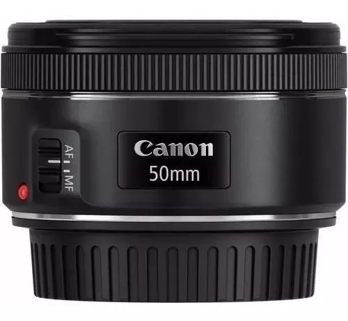Lente Canon Ef 50mm F/1.8 Stm Com Motor De Auto-foco + Nf