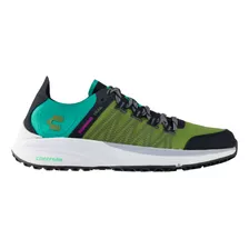 Tenis Charly Hombre Sport Running 1086039 Verde Para Trotar