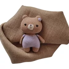 Muñeco Amigurumi Osita Lila Tejido Crochet