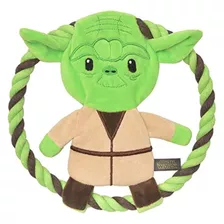 Star Wars For Pets Plush Yoda Rope Frisbee Dog Toy | Juguete