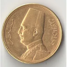Egito 100 Piastras 1929/30 8.50 Gr Au 875 24 Mm Rara Linda