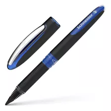 Caneta Roller Ball 1.0 One Sign Pen Schneider Cor Da Tinta Azul Cor Do Exterior Preto